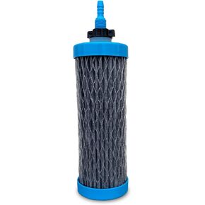 DuraFlo Replacement Water Filter for AquaBrick Water Purification System, Removes Bacteria, Virus, Parasites, Purifies ANY Non Salt Water; For Gravity Fed Water Filters (1 PK FILTER ONLY)