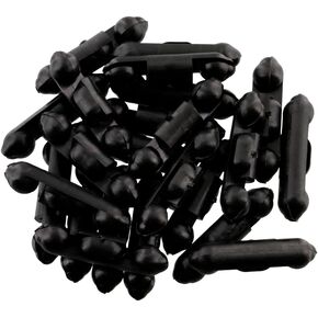 Scotty #1008-24-BK Stoppers for Line Releases and Auto Stop (24-Pack) (Black)