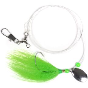 Sea Striker CR03 Captain's Flounder/Fluke Rig، أخضر ليموني