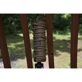 Full Auto, High Temp Alpha Suppressor/Silencer Cover 9 inch Brown FDE