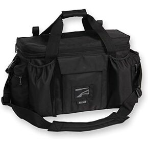 Bulldog Cases Extra Large Deluxe Black Police & Shooters Range Bag with Strap