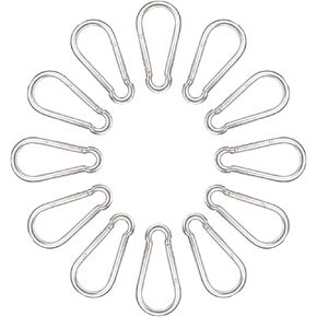 Spring Snap Hooks, Large Stainless Steel Clips for Key Chains, Dog Leash, Outdoor Camping, Fishing, Hiking, Lifting and Hanging