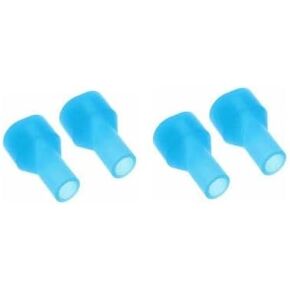 4Pcs Blue Bite Valve Replacement Sheath for Camelbak, 4 Colors Hydration Packs Bite Valve Mouthpiece BPA-Free Hydraulics Silicone Nozzle Parts Compatible with Camelbak Backpack Water Reservoir