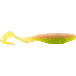 Z-Man Streak Z Curly Tail, 5", Electric Chicken