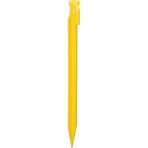 Coghlan's ABS Tent Peg, 12 inches, 6 Pack, Yellow