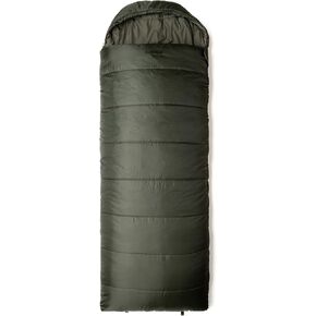 Snugpak Basecamp Ops Navigator Sleeping Bag with Compression Stuff Sack, Left Hand Zip, Olive