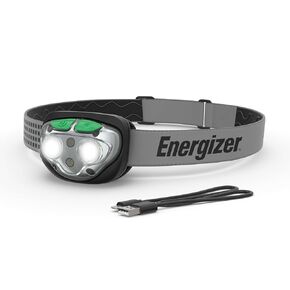 Energizer LED Rechargeable Headlamp Flashlight, 15-Hour Run Time, 400 Lumens (Charging Cable Included)