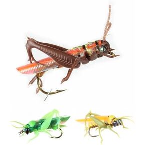 Fly Fishing Flies kit 3pcs Dry Fly Wet Fly Realistic Streamers Flies,Nymphs,Realistic Flies 3Clours Lures Trout Bass Pike Carp Char Salmon., 2