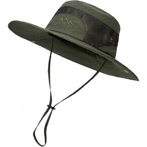 Sun Hats for Women Men Outdoor UV Protection Summer 3.5" Wide Brim UPF 50+ Fishing Beach Bucket Hats