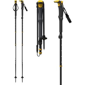 Pivot Trekking Poles, Durable 3-Piece Folding Trekking Pole, Lightweight Aluminum Construction, Pair, 2023