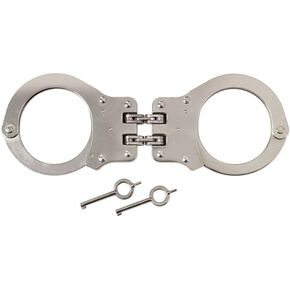Peerless Handcuffs Company Hinged Handcuff, Nickel Finish