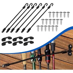 Rod Strap Holder Deck Mount Connector Mount Rod Strap Rod Hold Down Strap for Boat Kayak Boat Fishing