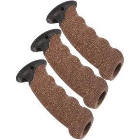 2pcs Trekking Pole Handle Tools Pole Grip Climbing Stick Tool Cane Handle Grip Replacement Hiking Pole Handle Trekking Pole Spherical Handle Walking Stick Handle Ski Rod Cork
