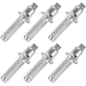 Hiking Stick Tips 6pcs Trekking Pole High Carbon Steel Tip Outdoor Accessories Travel Accessories Hiking Accessories Trekking Pole Tips Replacement Carbide Walking Stick Ferrules