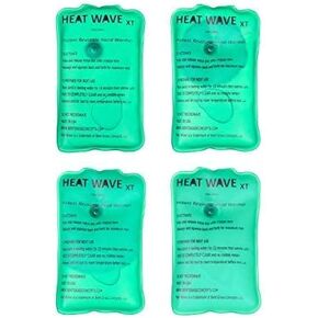 صنع في الولايات المتحدة الأمريكية: حزمة حرارية فورية قابلة لإعادة الاستخدام من HEAT WAVE، حزمة XT كبيرة لتدفئة الأيدي فورية وقابلة لإعادة الاستخدام، 4 عبوات، للتخييم والمشي لمسافات طويلة وتخفيف الألم (3 × 6)، انقر فوق الحرارة in Kuwait