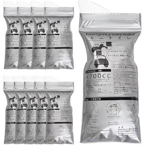 10PCS Disposable Urine Bags, Portable Camping Pee Bags, 700ml Travel Pee Bags for Emergencies, Camping, Travel, and Traffic Jams - Suitable for Outdoor Use