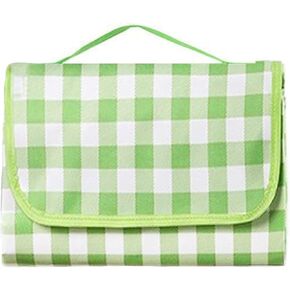 Picnic Blanket Portable Handy Mat 39" X 59" Waterproof Sandproof Rug for Outdoor Beach Hiking Grass Travel (Green)