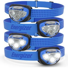 مصابيح أمامية LED من إنرجايزر برو (4 عبوات)، مصابيح أمامية مقاومة للماء IPX4، إضاءة رأس عالية الأداء للاستخدام في الهواء الطلق، والتخييم، والجري، والعواصف، والبقاء على قيد الحياة، (البطاريات متضمنة) in Kuwait