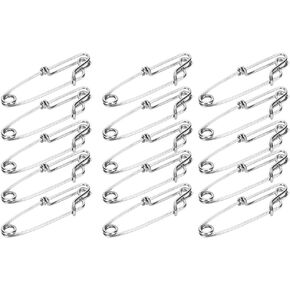 Tuna Clips, Pack of 15 Stainless Steel Fishing Clips Longline Branch Hangers Longline Fishing Snap Clips Fishing Accessory Easy On Off for Long Line Fishing Floats Sharking Tuna Fishing