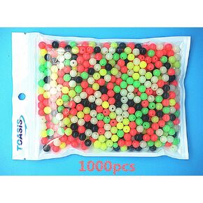 1000pcs Colorful luminous Glow Fishing Beads