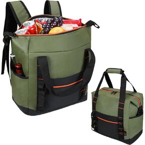 Tirrinia Cooler Backpack Bag Insulated, 36 Cans Soft Leakproof Camping Cooler for Hiking, Traveling, Picnic, Beach, BBQ