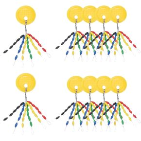 PATIKIL Fishing Rubber Bobber Beads Stoppers, Float Sinker Stops Oval Shape for Fishing Lines