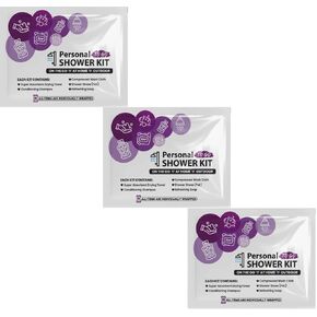 Compact Personal Shower Kit To-Go– Your Hygiene Companion for Travel, Gym, Camping | Shower on the Go | Shampoo, Soap, Towel. All in One (1)