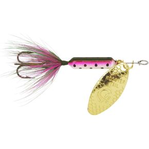 Yakima Bait Wordens Original Rooster Tail Spinner Lure, Rainbow, 3/8-Ounce