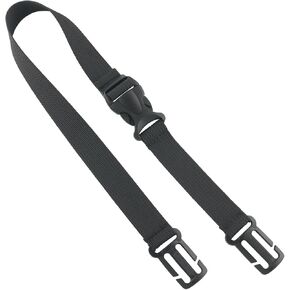 Shoulder Strap Fixed Belt Double Shoulder Bag Chest Buckle Anti Slip Fixed Belt Pressure Relief Shoulder Strap Load Reducing Backpack Chest Buckle Used for Outdoor Activities Hiking Black