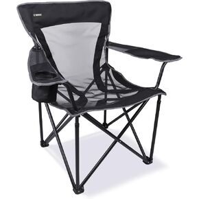 Camping Chair Portable Folding Chair Cooling Mesh Back Outdoor Lawn Chair with Cup Holder and Carry Bag Supports up to 300lbs