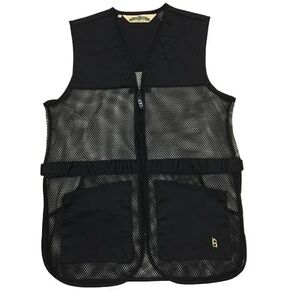 Bob-Allen 245M Full Mesh Dual Pad Shooting Vest, Black, XL