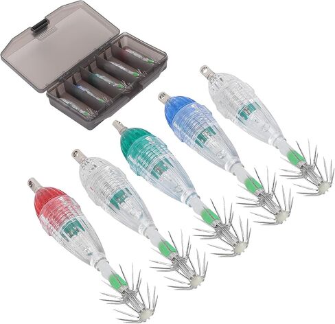 LED Underwater Fishing Lure Light, 5PCS Waterproof Flashing Night Lamp Attractive Light Bait Lure Fish Tools in Saudi Arabia
