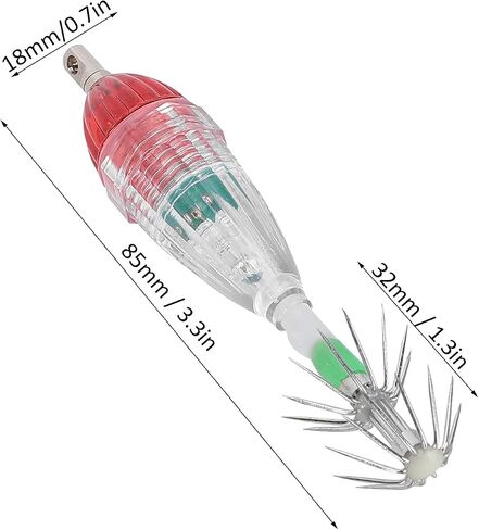 LED Underwater Fishing Lure Light, 5PCS Waterproof Flashing Night Lamp Attractive Light Bait Lure Fish Tools in Saudi Arabia