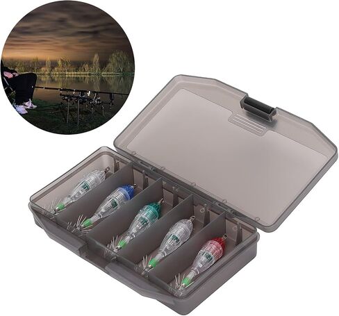 LED Underwater Fishing Lure Light, 5PCS Waterproof Flashing Night Lamp Attractive Light Bait Lure Fish Tools in Saudi Arabia