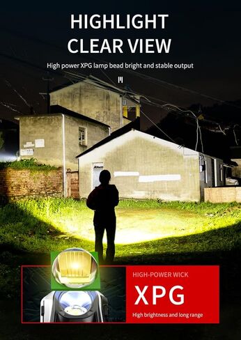 مصباح أمامي قابل لإعادة الشحن، عبوة من قطعتين، مصباح أمامي LED ساطع للغاية 1000 لومن مع ضوء أحمر أبيض، مصباح رأس بمستشعر حركة مقاوم للماء للغاية، 6 أوضاع للجري في الهواء الطلق، والإصلاح، وصيد الأسماك، والمشي للكلاب in Kuwait