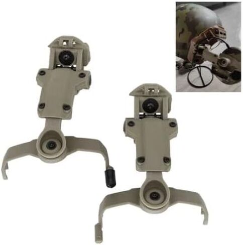 Rear Helmet Rail Attachment Kit Compatible with M-LOK, Peltor Comtac Headsets in Saudi Arabia