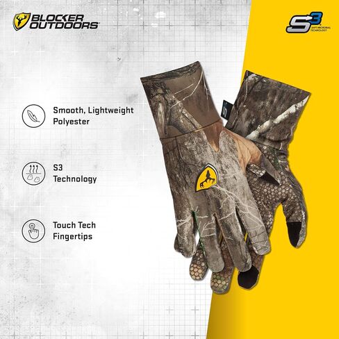 SCENTBLOCKER Shield Series S3 Touch Text Gloves, Hunting Gloves for Men in Saudi Arabia