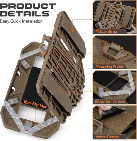 WYNEX التكتيكية لوحة الناقل الهاتف جبل مولي سترة الملحقات هاتف محمول حامل الصدر لحجم الشاشة 4.7 "-6.7" in Kuwait