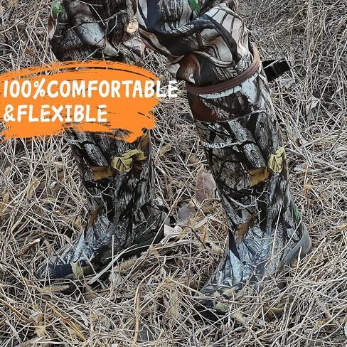Rubber Boots for Men & Women – Ultra-Light Waterproof 6mm Neoprene Insulated Boots with Anti-Slip Sole, Warm Hunting & Rain Boots for Farming, Snow, Mud(Black, Next Camo G2) in Saudi Arabia