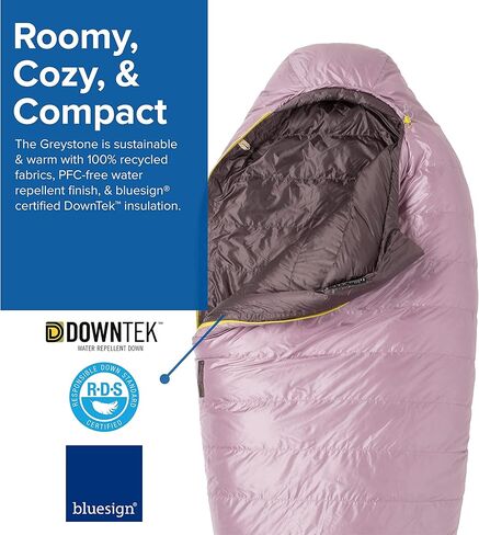 Big Agnes Greystone | 0-30 Degree 600 DownTek Fill Mummy Sleeping Bag in Kuwait