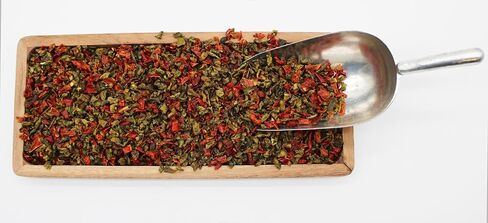 Red & Green BELL Peppers 5 Pounds Bulk Bag-Heat Sealed to Maintain Freshness-Crushed & Dried Spice Seasoning in Saudi Arabia