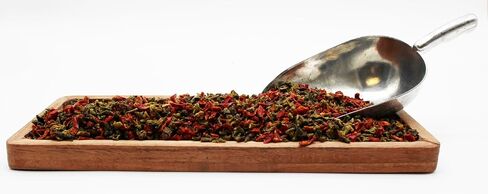 Red & Green BELL Peppers 5 Pounds Bulk Bag-Heat Sealed to Maintain Freshness-Crushed & Dried Spice Seasoning in Saudi Arabia