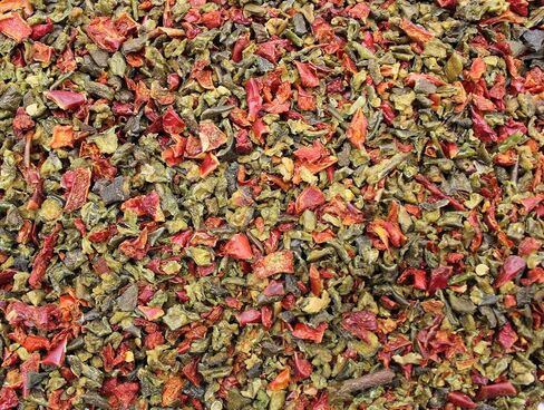 Red & Green BELL Peppers 5 Pounds Bulk Bag-Heat Sealed to Maintain Freshness-Crushed & Dried Spice Seasoning in Saudi Arabia