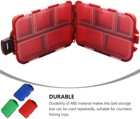 BESPORTBLE 3 Pack Small Tackle Box Organizer, Mini Tackle Box Fishing Tackle Box Organizer Fishing Tackle Storage with Adjustable Dividers for Hook Lures Fly Tying in Saudi Arabia