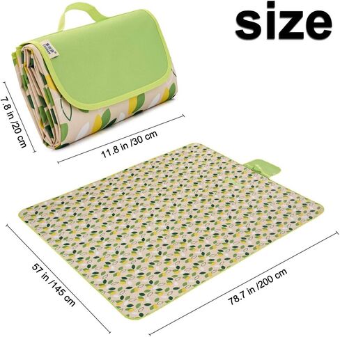 Extra Large Outdoor Picnic Blanket, Camping Blanket, Sand-Proof and Waterproof Picnic mat for Picnic, Beach and Camping and Hiking Festivals in Saudi Arabia