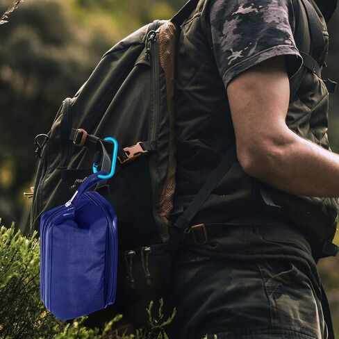 10 قطع من مشابك سلسلة المفاتيح بقفل لولبي - 3 بوصة من الألومنيوم المتين على شكل حرف D مشبك زنبركي للمنزل، والمركبات الترفيهية، والتخييم، وصيد الأسماك، والمشي لمسافات طويلة، والسفر، والرياضة في الهواء الطلق in Kuwait