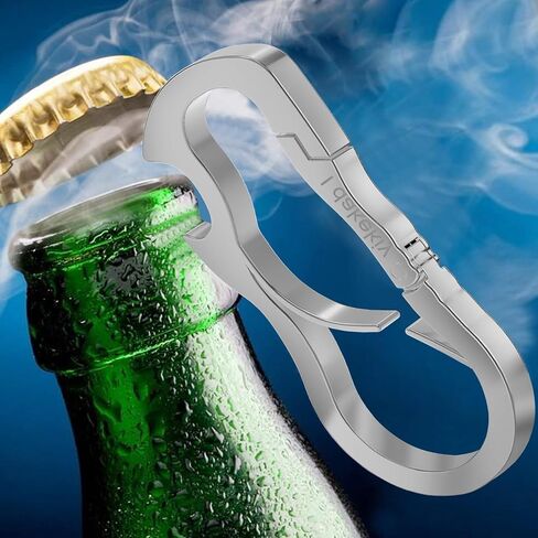Idakekiy Dual Carabiner Keychain Mutil Tool with Key Chain Bottle Opener for Keys in Saudi Arabia