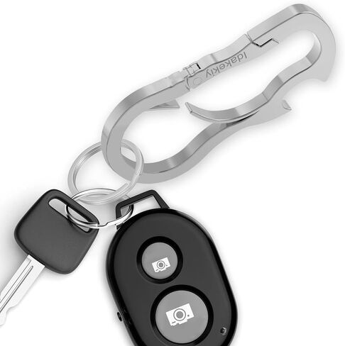 Idakekiy Dual Carabiner Keychain Mutil Tool with Key Chain Bottle Opener for Keys in Saudi Arabia