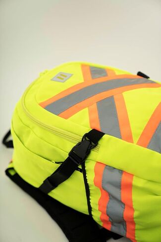 Forcefield Signal - Hi-Vis Reflective Utility Safety Backpack, Black, Regular in Saudi Arabia