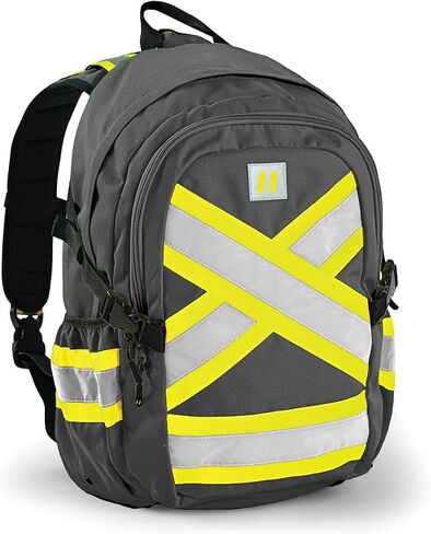 Forcefield Signal - Hi-Vis Reflective Utility Safety Backpack, Black, Regular in Saudi Arabia